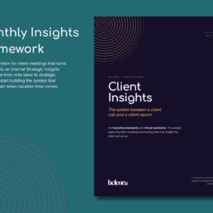 Monthly Insights Framework